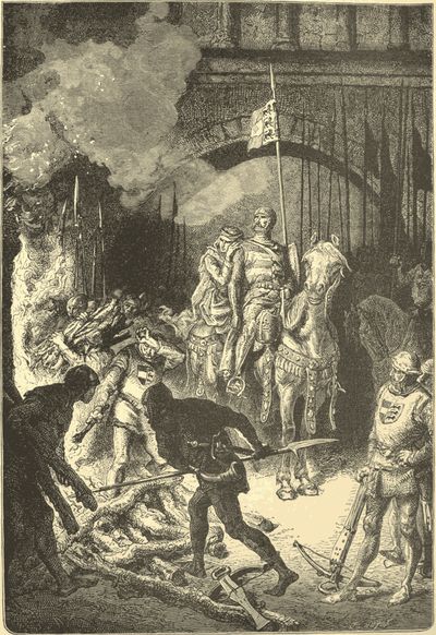 Le Cid ordonnant l'exécution des alliés almoravides après sa conquête de Valence en 1094