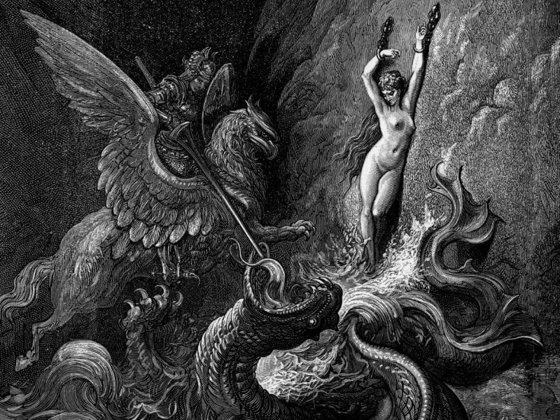 Roland furieux illustré par Gustave&nbsp;Doré